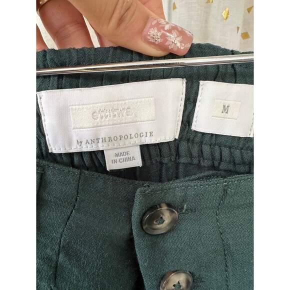 Anthropologie Ett:Twa High-Waisted Wide Leg Crop Trousers Palazzo Lucerne Pants - Picture 6 of 7